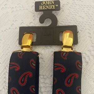 New Paisley Suspenders